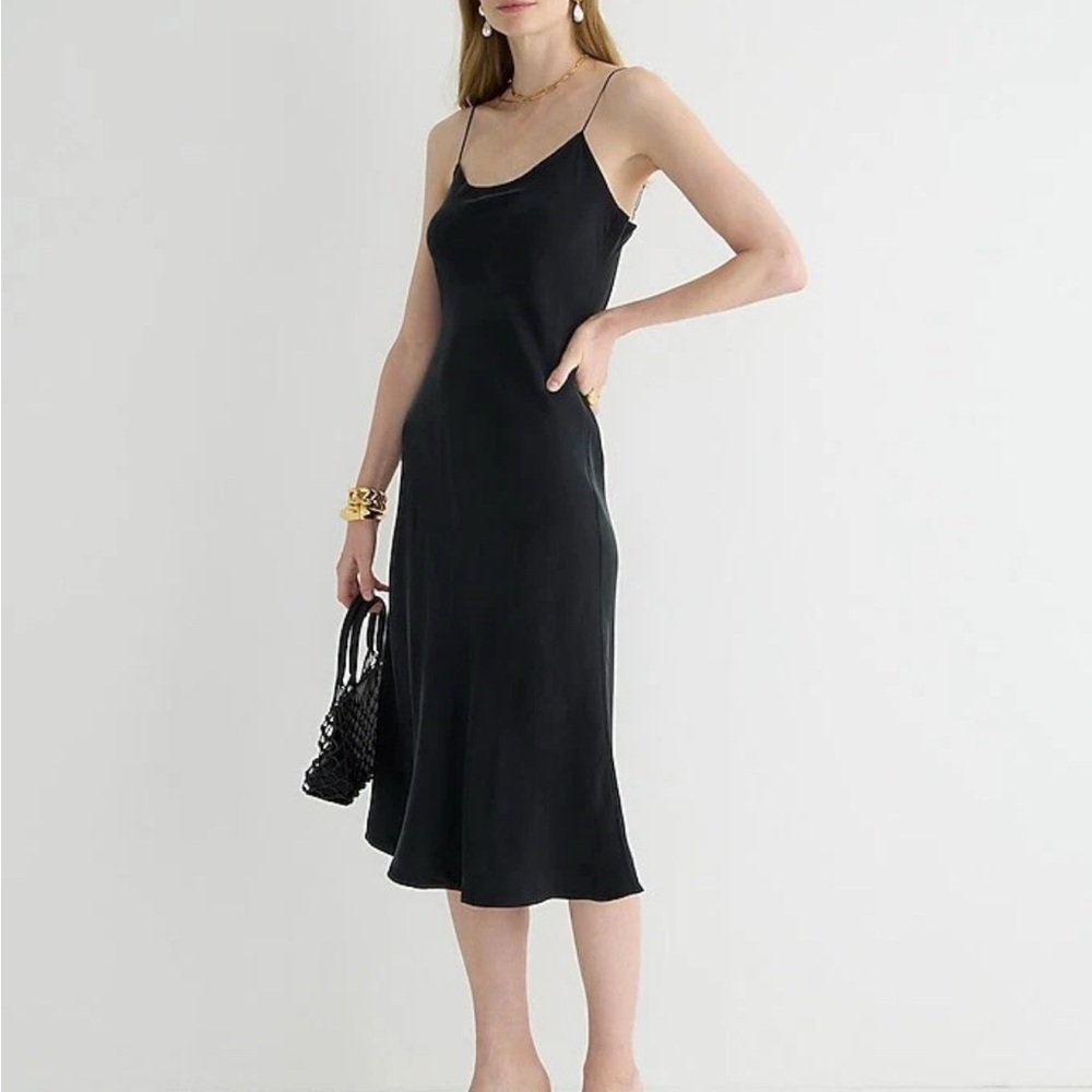 J.Crew Gwyneth cupro-blend slip dress